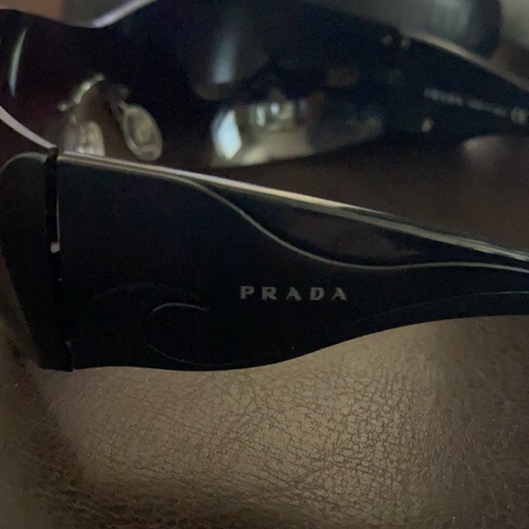 PRADA unisex wrap sunglasses. - Picture 3 of 6